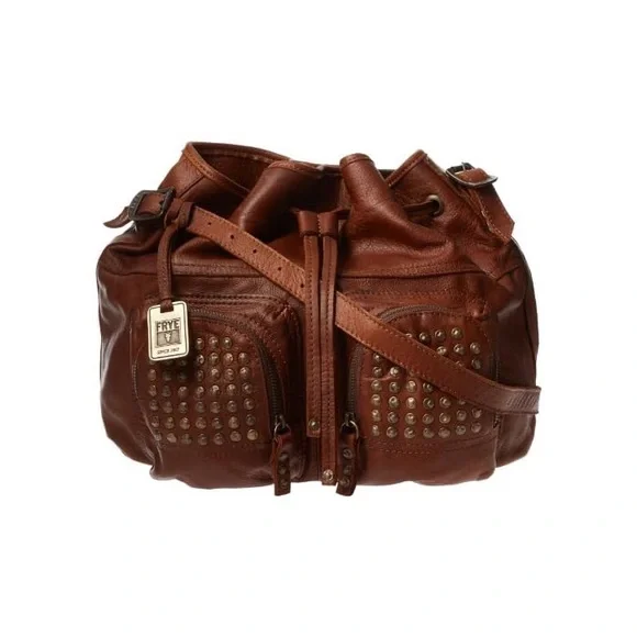 FRYE Brooke Studded Crossbody Drawstring Bag - Picture 4 of 14